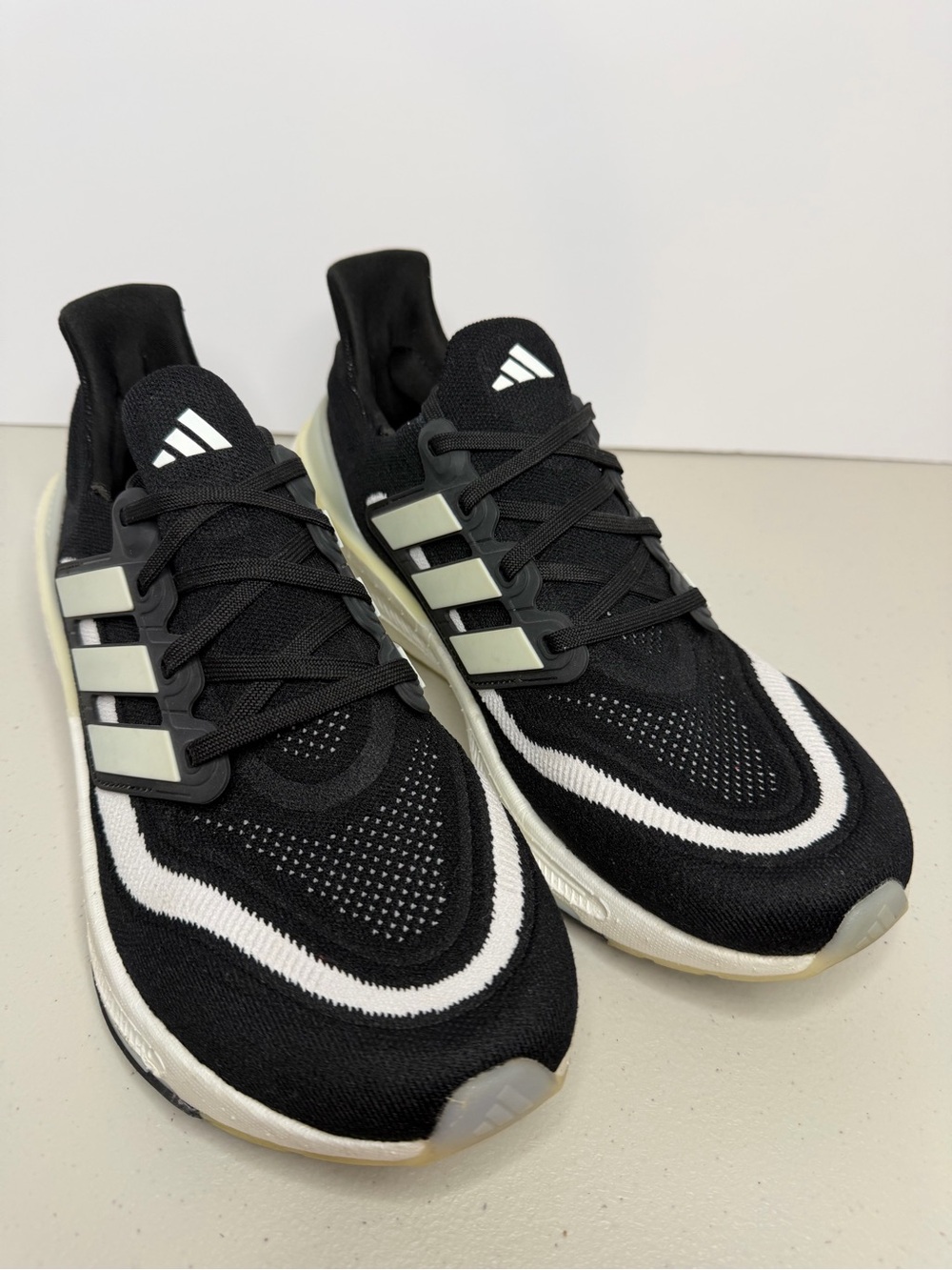 adidas Ultraboost Light Running Shoes Core Black White Size 11